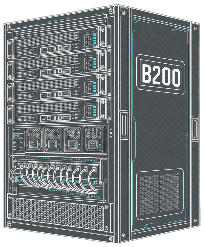 NVIDIA B200 server
